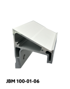 JBM Kulisseskinne, alminium. Skandinavisk Standard 10x30 mm, JBM 100-01-06 af Jb Medico