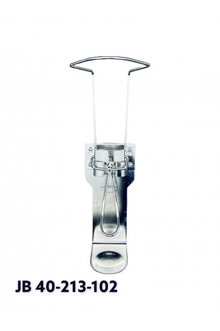 Dispensador de acero con brazo de 10 cm para frascos de 1 litro con bandeja antigoteo JB 40-213-102 por JB Medico