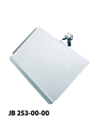 Ophængsplade til fx. medicoudstyr, rustfast stål, Ø20mm aksel,  JB 253-00-00 af JB Medico