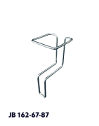 Dispenser for square and round bottles in stainless steel, JB 162-67-87, by JB Medico