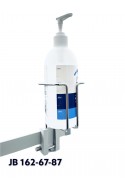 Dispenser for square and round bottles in stainless steel, JB 162-67-87, by JB Medico