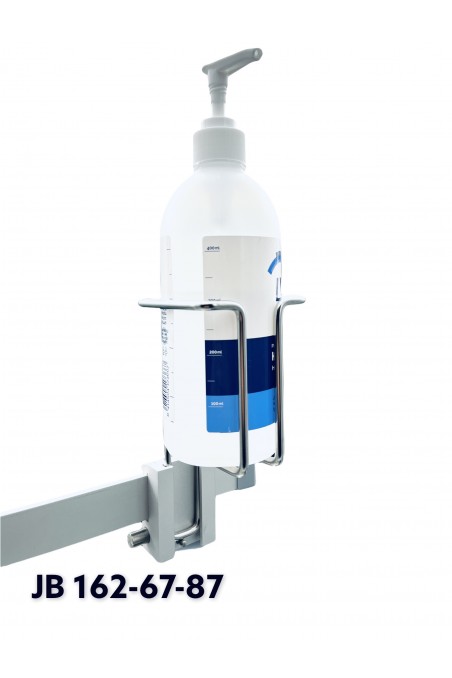 Dispenser for square and round bottles in stainless steel, JB 162-67-87, by JB Medico