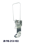 Dispenser, 6 cm arm, drip tray and adapter bracket for 1-litre bags, JB 98-213-102 by JB Medico