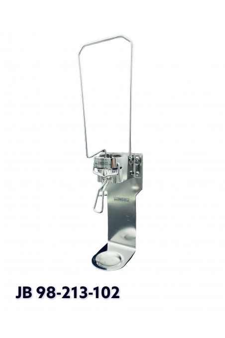 Dispenser, 6 cm arm, drip tray and adapter bracket for 1-litre bags, JB 98-213-102 by JB Medico