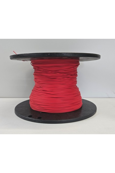 Træksnor, kaldesnor, plast-spole 100 meter, rød i LDPE- plast, JB IP 100-RØD, af JB Medico