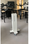 Skolestander, 15 stk. DK udtag m/jord, med hjul, hvid farve, JB 680-400-15 af JB Medico