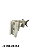 Dropstang med styr for T-spor og 2 kroge, AISI 304, JB 170-02-10 af JB Medico