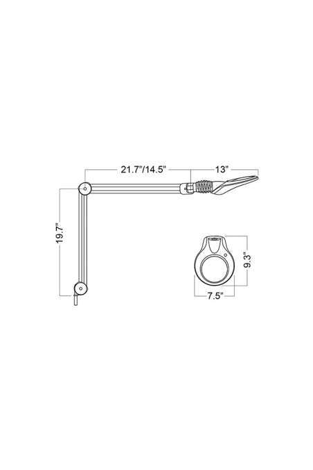 Lupa LED KFM, T105 Bl 900 840 3D CLA ESD EU, KFL026099 por JB Medico