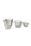 Wire basket 3,5 L, conical, hook for T-slot. JB 161-03-50 by JB Medico