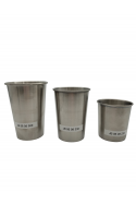 Vaso recolector para sistema de aspiración de 500 ml en acero inoxidable AISI 201, JB 06-08-500 by JB Medico