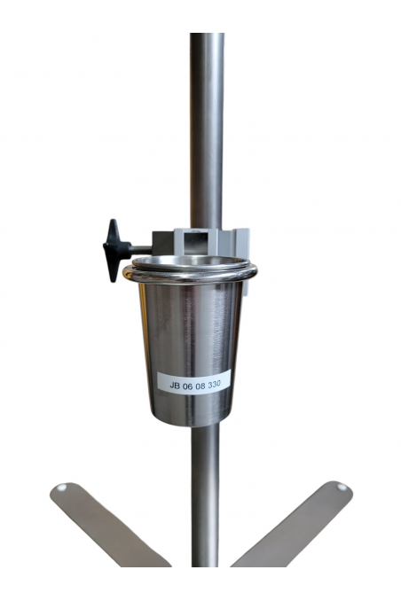 Vaso recolector para sistema de aspiración de 330 ml en acero inoxidable AISI 201, JB 06-08-330 by JB Medico