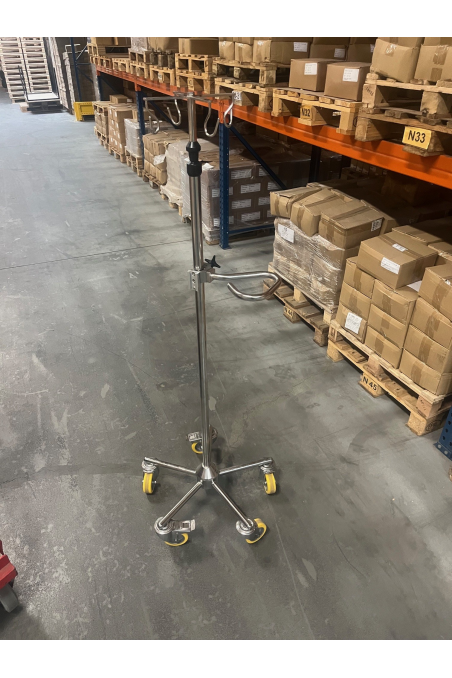 Swivel castor with brake, Ø100 mm, stainless, 8470IDG100P30-13 by JB Medico