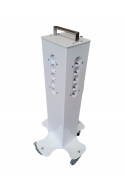 Charging Tower, on wheels, white, 15 Schuko connectors, JB 680-400-15-S by JB Medico