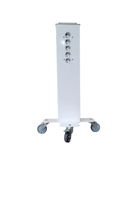 Charging Tower, on wheels, white, 15 Schuko connectors, JB 680-400-15-S by JB Medico