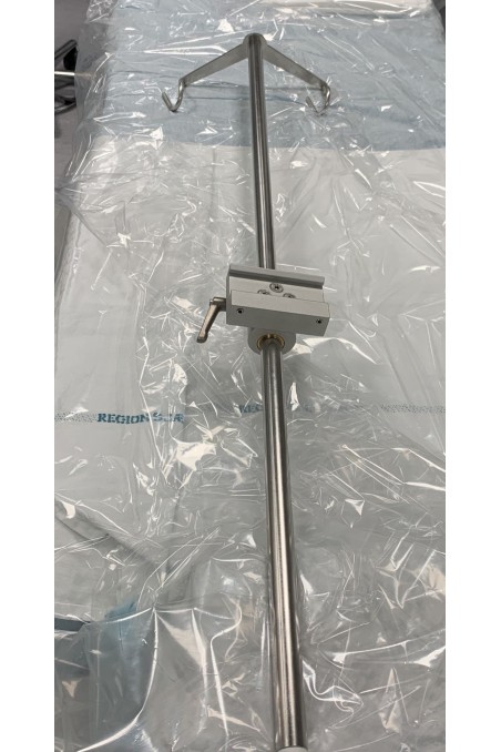 Teleskopstang, 940X25mm. kulisseskinne rørmonteret, rustfri stål (AISI 304), JB 190-25-940 af JB Medico
