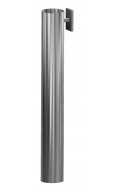 Kateterbeholder, højde 400 mm, rustfast stål, JB 239-00-00 af JB Medico