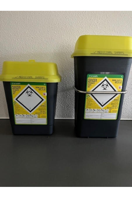 Bracket for Sharp containers, square, 143 x 176 mm. JB 165-00-00 by JB Medico