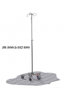 Porta sueros Small "One Hand" 4 ganchos, JB 306-2-317-190 de JB Medico