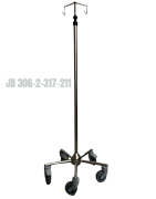 Dropstativ - Small ”One Hand”, lige ben, lang lige søjle, JB 306-2-317-211 af JB Medico