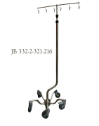 Infusionsstativ XXL, 6 kroge, One Hand. JB 332-2-321-216 af JB Medico