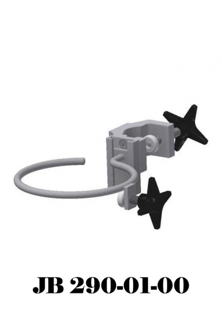 Ilt & Gas flaskeholder-top, Ø117 mm. hul Rustfri Stål (AISI 304), JB 290-01-00