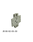 Glidebeslag i aluminium, låsbar til T-spors skinner, JB 90-92-05-30 af JB Medico