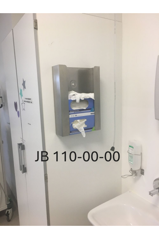 Soporte de pared para 3 cajas de guantes, JB 110-00-00 por JB Medico