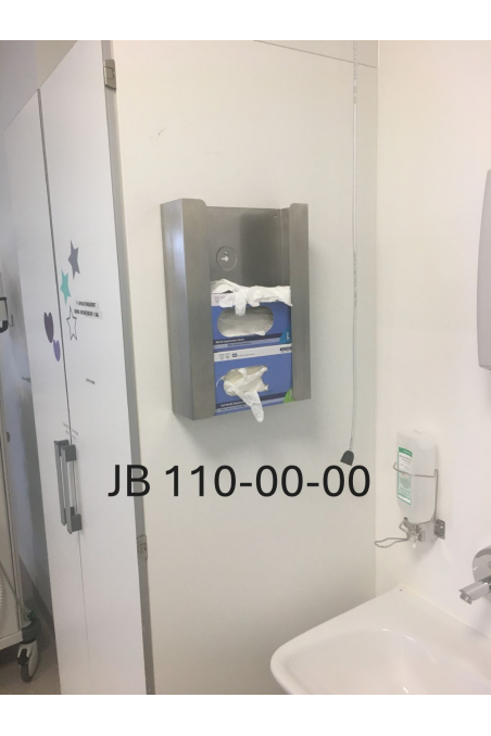 Soporte de pared para 3 cajas de guantes, JB 110-00-00 por JB Medico