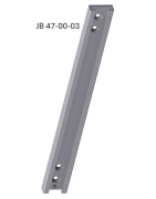 Vægbeslag med T-spor for 3 handskekasseholdere, JB 47-00-03 af JB Medico