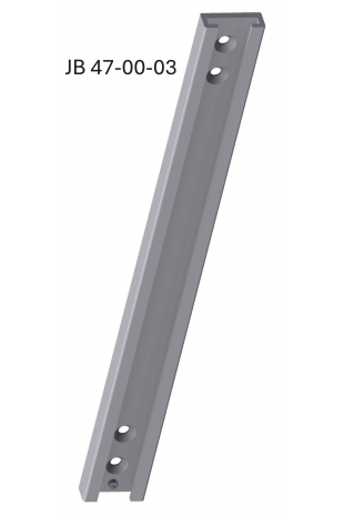 Wall bracket, three glove box holders, Aluminium, JB 47-00-03 by JB Medico