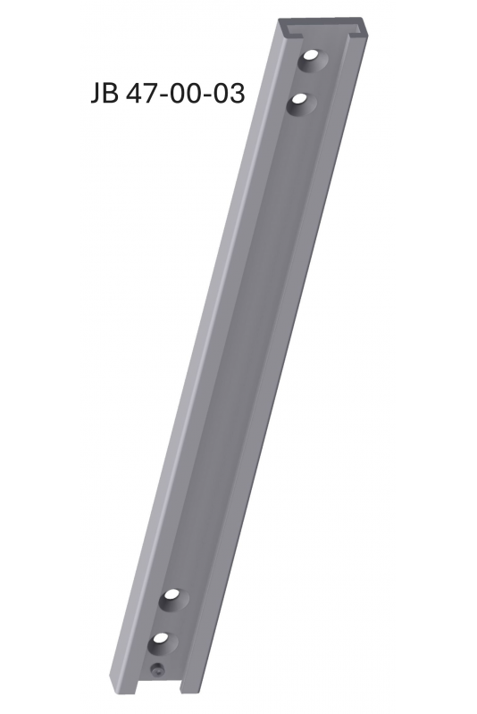 Soporte de pared con ranura en T para 3 portacajas de guantes, JB 47-00-03 by JB Medico