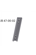Soporte de pared con ranura en T para 2 portacajas de guantes, JB 47-00-02 por JB Medico