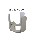 Toiletbørsteholder, aluminium, vaskbar, runde og ovale børster, JB 350-00-00 af JB Medico