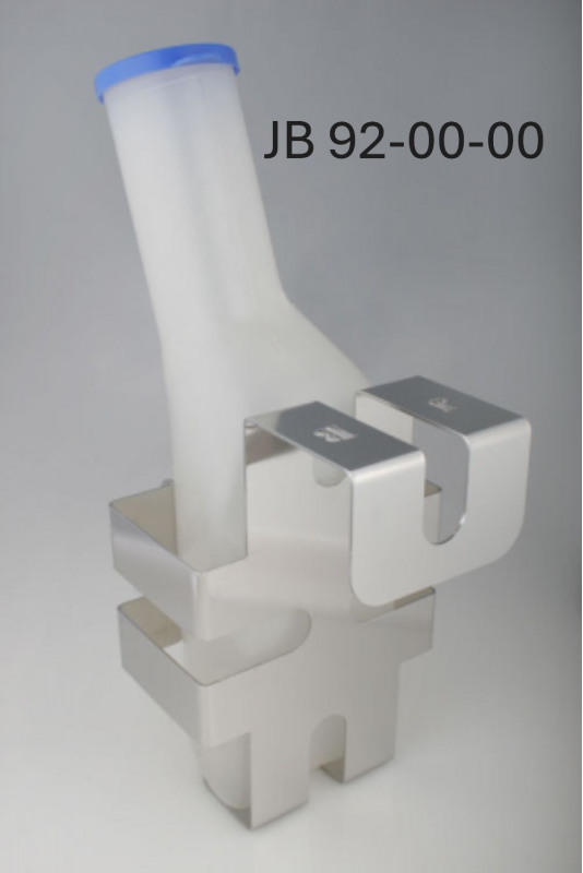 Hygienic Universal Urinal Bottle Holder, Stainless Steel (AISI 304). JB 92-00-00 by JB Medico Hygienic Universal Urinal Bottle Holder, Stainless Steel (AISI 304). JB 92-00-00 by JB Medico