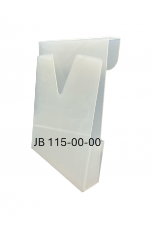 Hospital Journals holder in hard frosted plastic, JB 115-00-00 by JB Medico