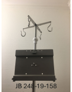 Ipad/Tablet-holder, multiklo til dropstativ/søjler. JB 248-19-158 af JB Medico