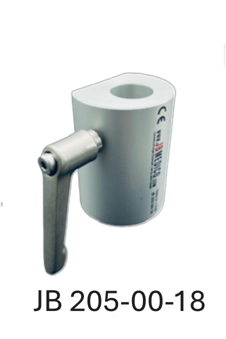 Carcasa de suspensión para abrazaderas de riel y pinzas con orificio de Ø18 mm. JB 205-00-18 por JB Medico