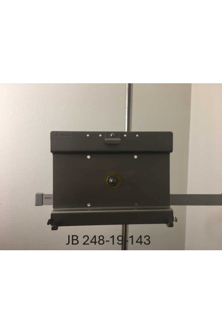 Tablet / iPad holder, mounted with a rail clamp. JB 248-19-143 by JB Medico
