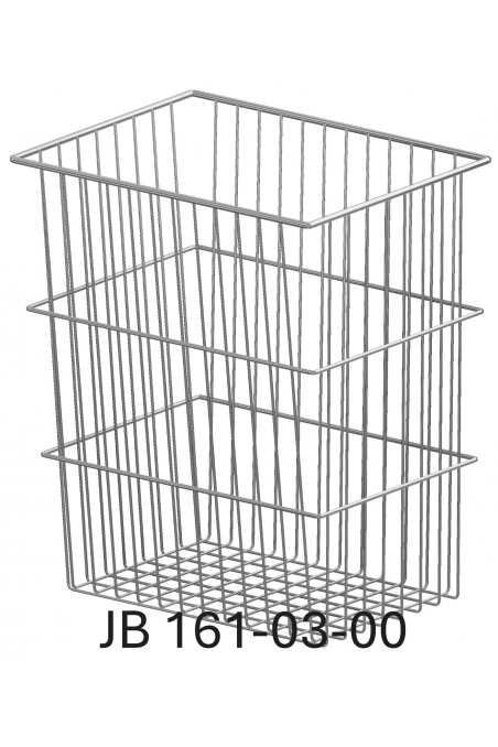 Cesta metálica cónica de 25 litros en varilla redonda de acero inoxidable, JB 161-03-00 by JB Medico