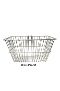 Cesta de alambre cónica de 6,9 litros con gancho para riel en T, JB 161-350-150 por JB Medico