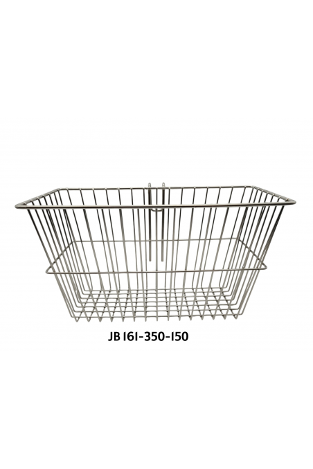 Cesta de alambre cónica de 6,9 litros con gancho para riel en T, JB 161-350-150 por JB Medico