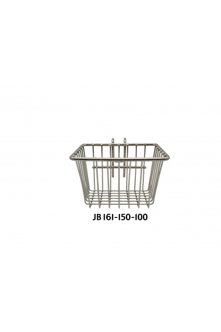 Cesta de alambre cónica de 1 litro con gancho para riel en T, JB 161-150-100 by JB Medico