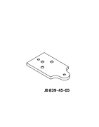 Ear Thermometer plate without sliding clamp in aluminium anodised natural colour, JB 839-45-05 by JB Medico