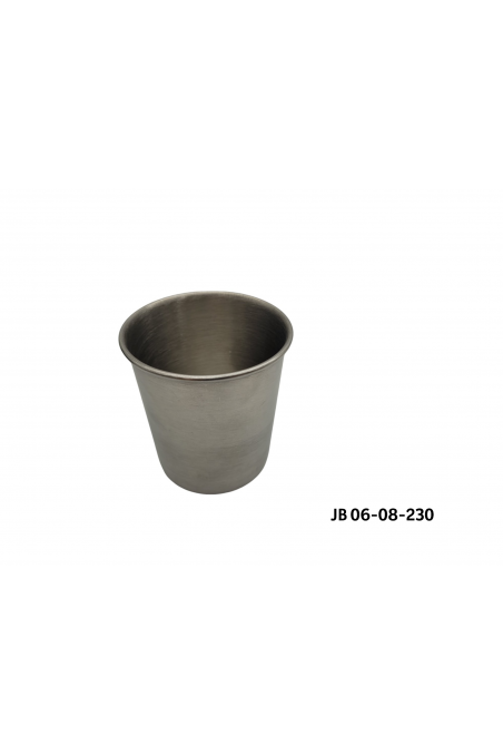 JB 06-08-230, Suction cup 230 ml conical in stainless steel AISI 201 by JB Medico