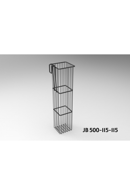Soporte para catéteres de 6,6 litros con gancho para ranura en T, JB 500-115-115