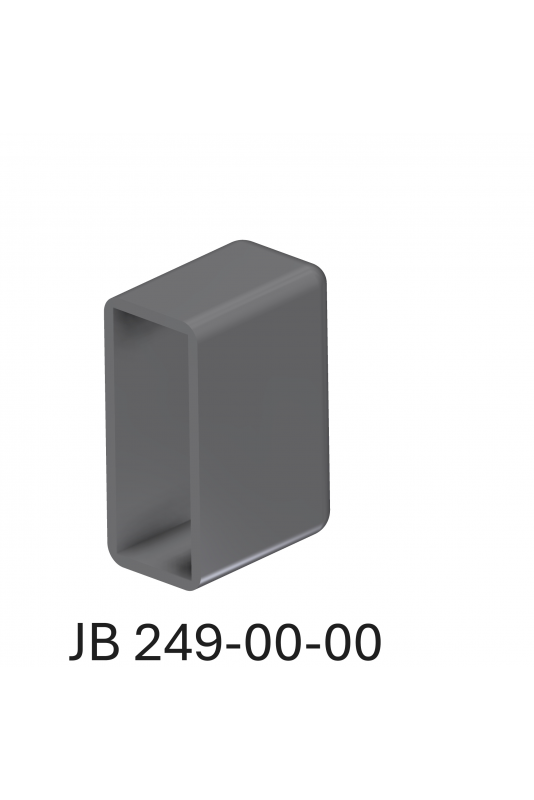Tapa embellecedora para perfil de riel estándar DIN europeo 10x25 mm, JB 249-00-00 por JB Medico