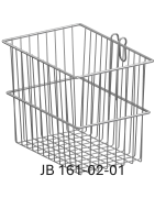 Trådkurv 15 Liter, konisk, T- Spors krog, JB 161-02-01 af JB Medico