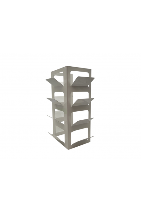 Charging Tower w/Rack for 12 phones and four wheels, DK-Plugs JB 680-400-15-25 by JB Medico