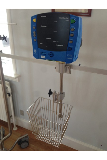 Trådkurv 6 Liter, konisk, T-spors krog. JB 161-00-00 af JB Medico