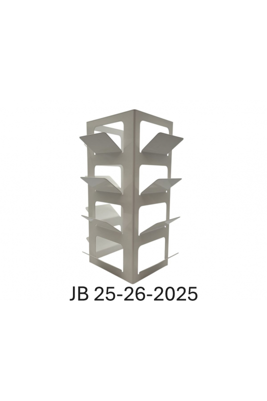 Rack til 12 mobiltelefoner i hvidmalet stål, JB 25-26-2025 af JB Medico Rack til 12 mobiltelefoner i hvidmalet stål, JB 25-26-2025 af JB Medico